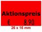 Preview: Sonderpreis unten Rechteck 26 x 16 mm