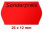 Preview: Preisetiketten 26x12 mm Sonderpreis
