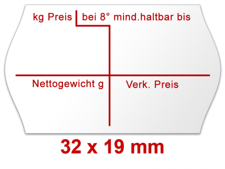 32x19 mm kg Preis - Nettogewicht