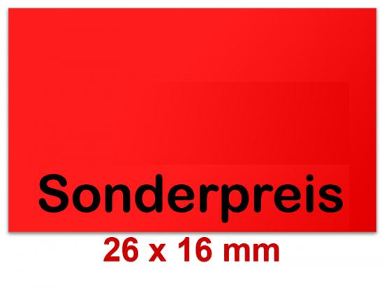 Sonderpreis unten Rechteck 26 x 16 mm